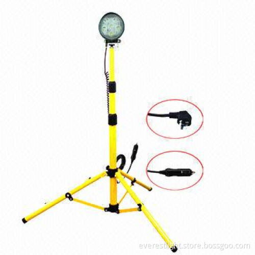 9 x 3W High Power Industrial Mobile Construction Light, DC and DC as Optional
